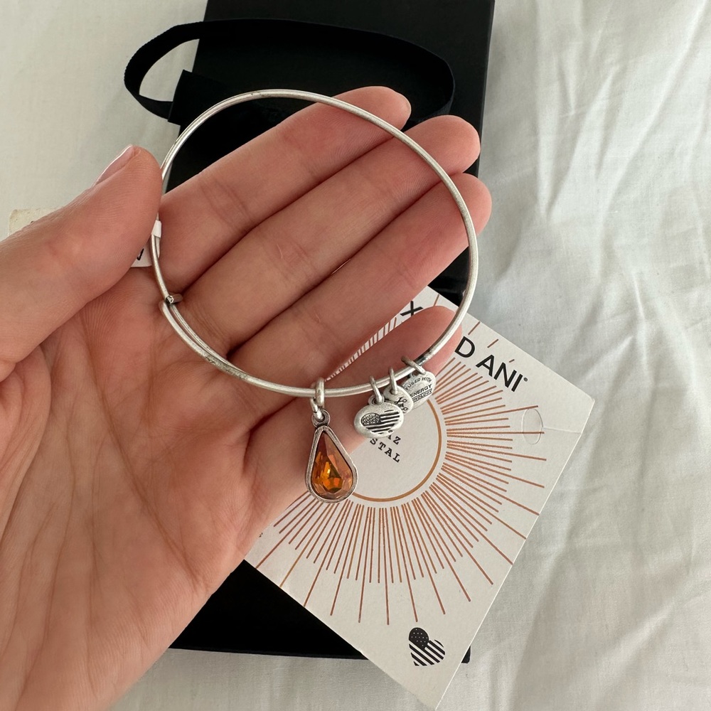Brand new Alex and Ani topaz bracelet